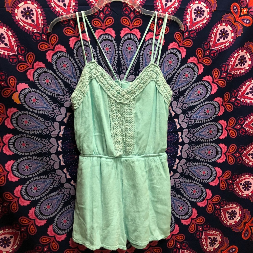 Tiffany Blue Romper